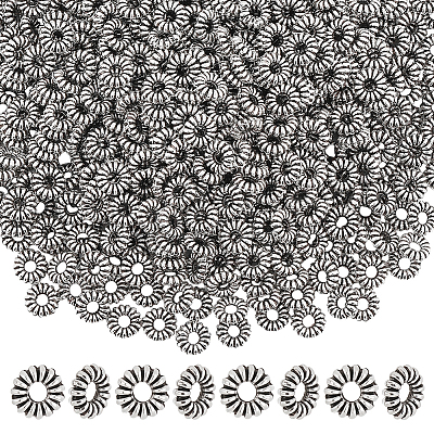 600Pcs Tibetan Style Alloy Beads TIBEB-HY0001-19-1
