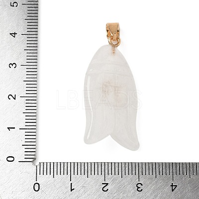 Natural & Synthetic Mixed Gemstone Carved Pendants G-Z084-01G-1