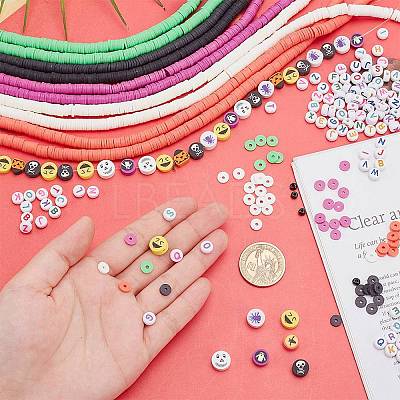 DIY Halloween Theme Jewelry Making Finding Kit DIY-AR0003-47-1