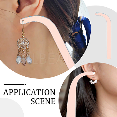 20Pcs Acrylic Earring Try-On Stick ODIS-FG0001-88B-1