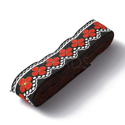 Ethnic Style Polyester Ribbon OCOR-WH0047-38E-1