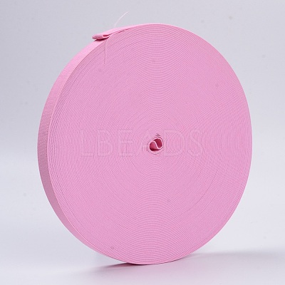 Colored Flat Elastic Rubber Band EC-WH0002-09-1