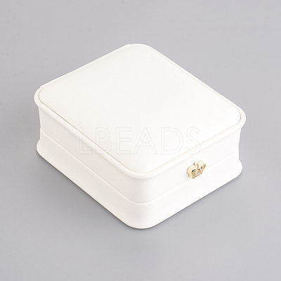 PU Leather Necklace Pendant Gift Boxes LBOX-L005-F04-1