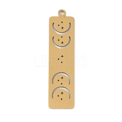 304 Stainless Steel Pendants STAS-L279-024G-1