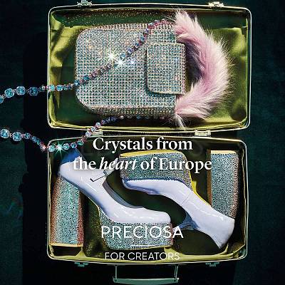 Preciosa® Crystal Hotfix Flatback Stones Y-PRC-HSS12-70230-1
