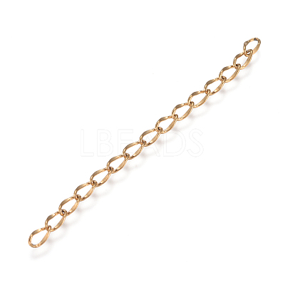 Ion Plating(IP) 304 Stainless Steel Chain Extender X-STAS-I147-01G-1