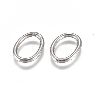 Non-Tarnish 304 Stainless Steel Open Jump Rings X-STAS-L234-144D-1