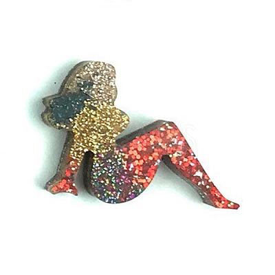 Woman DIY Decoration Silhouette Silicone Statue Molds DIY-I085-02-1
