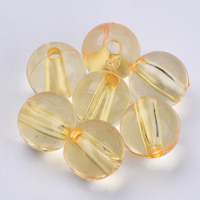 Transparent Acrylic Beads X-TACR-Q255-8mm-V-1