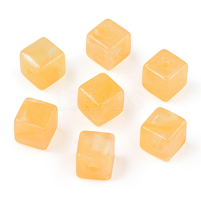 Opaque Acrylic Beads OACR-E014-18B-1