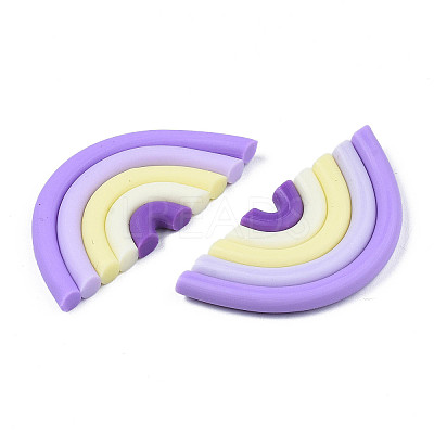 Handmade Polymer Clay Cabochons LS-CLAY-N010-030-07-1