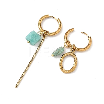202 Stainless Steel Huggie Hoop Earrings EJEW-JE07392-1
