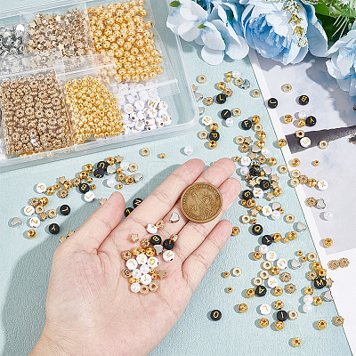 1850PCS 10Style CCB Plastic Beads CCB-NB0001-10-1