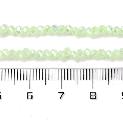 Baking Electroplate Glass Beads Strands X-DGLA-A039-J4mm-B10-1