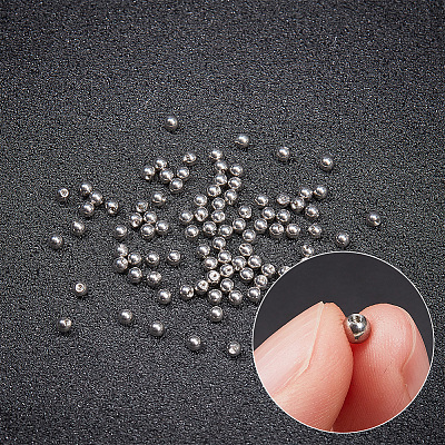 100Pcs 304 Stainless Steel Round Ear Nuts STAS-GO0001-04-1