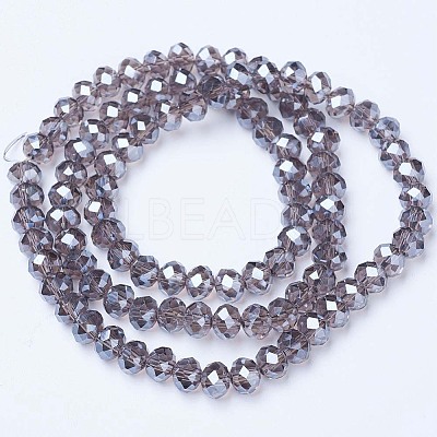 Electroplate Glass Beads Strands EGLA-A034-T3mm-A09-1