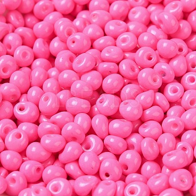 6/0 Opaque Baking Paint Glass Seed Beads X1-SEED-M012-02A-22-1