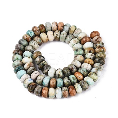 Natural Chrysocolla and Lapis Lazuli Beads Strands G-N367-02A-13-1