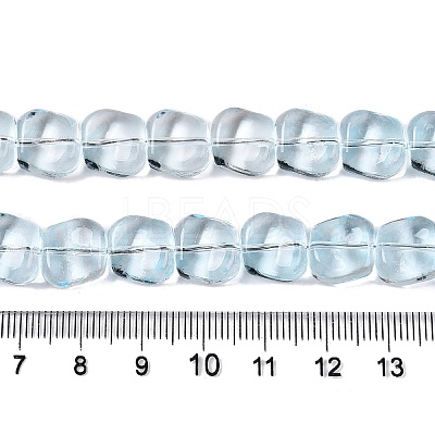 Electroplate Glass Beads Strands EGLA-N012-07I-1