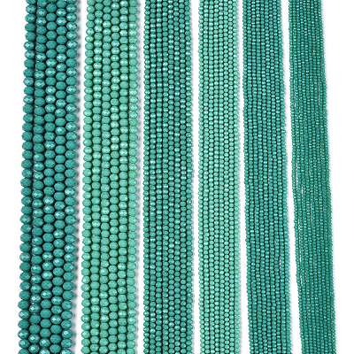 Opaque Solid Color Imitation Jade Glass Beads Strands EGLA-A044-P8mm-D31-1
