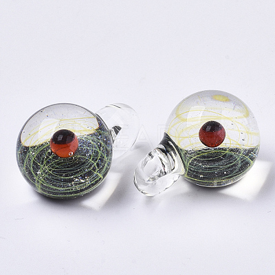 Handmade Lampwork Pendants LS-LAMP-N021-005D-1