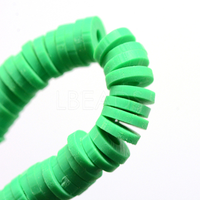 Handmade Polymer Clay Heishi Beads X-CLAY-R067-8.0mm-06-1