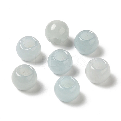 Natural White Jade(Dyed) European Beads G-N342-03R-1