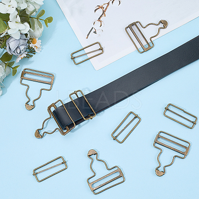 6Bags Adjustable Alloy Buckle FIND-CP0003-92C-1