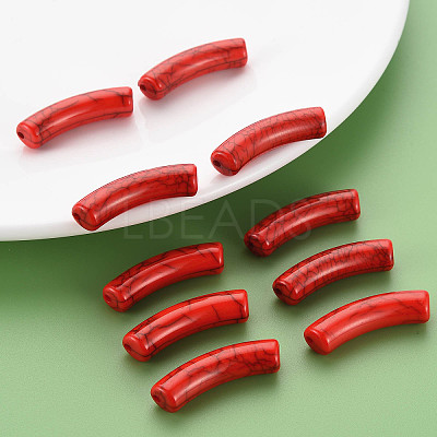 Opaque Crackle Acrylic Beads LS-MACR-S372-002N-009-1