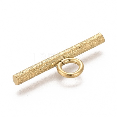 Ion Plating(IP) 304 Stainless Steel Toggle Clasps Parts STAS-P248-02G-1