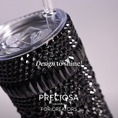Preciosa&reg Crystal Hotfix Flatback Stones Y-PRC-HSS10-23980-200-1