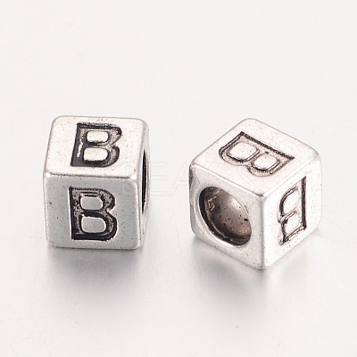 Tibetan Style Alloy European Beads LS-X-MPDL-R037-B-NR-1