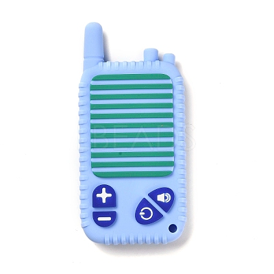 Interphone Shape Silicone Teether Boys Girls Baby Molar Teether Chew Toys LS-SIL-P005-A03-1
