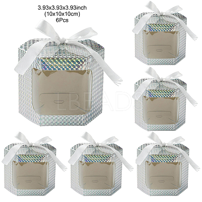 Hexagon Laser Window Paper Gift Boxes CON-FZC0002-001A-02-1