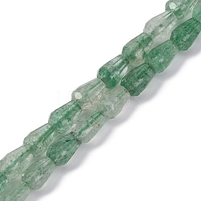Natural Green Strawberry Quartz Beads Strands G-C080-B04-01A-1