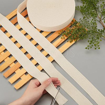 Cotton Cotton Twill Tape Ribbons OCOR-WH0057-30F-03-1
