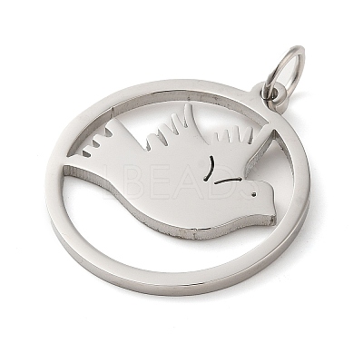 Non-Tarnish 304 Stainless Steel Pendants STAS-C086-05I-P-1