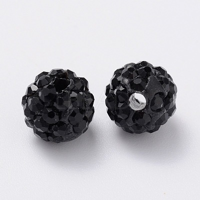 Pave Disco Ball Beads RB-H258-8MM-280-1