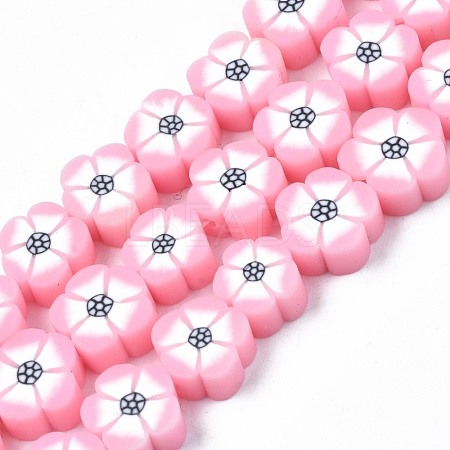 Handmade Polymer Clay Beads Strands CLAY-S096-042D-1