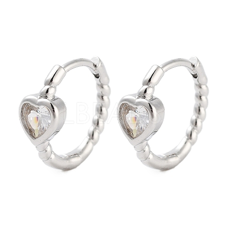 Rack Plating Brass Hoop Earrings EJEW-N055-34P-RS-1