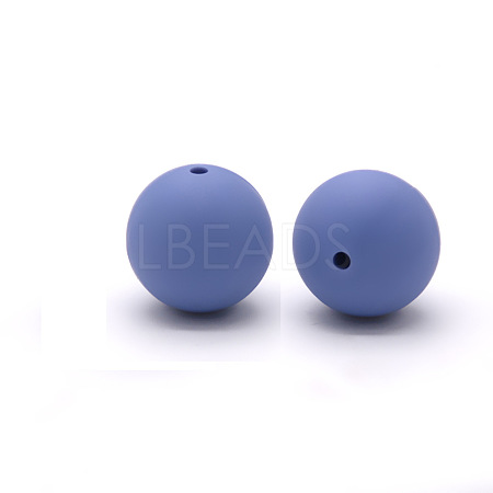 Round Food Grade Eco-Friendly Silicone Beads SI-JX0066A-49-1
