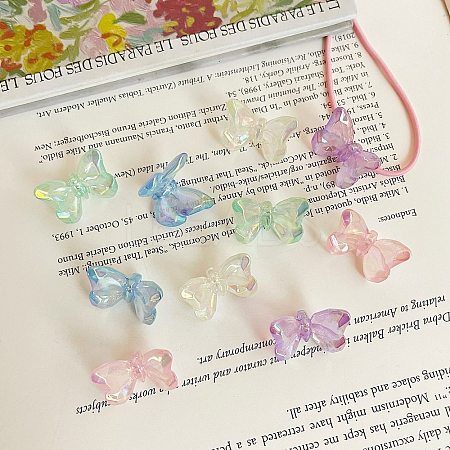 Transparent Acrylic Beads OACR-I013-13-1