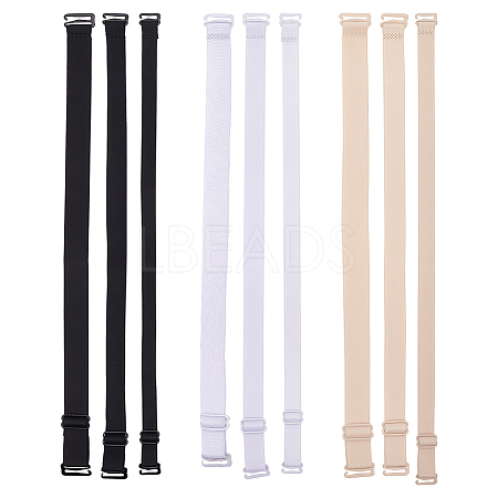 9 Pairs 9 Style Adjustable Bra Straps FIND-BC0004-08-1