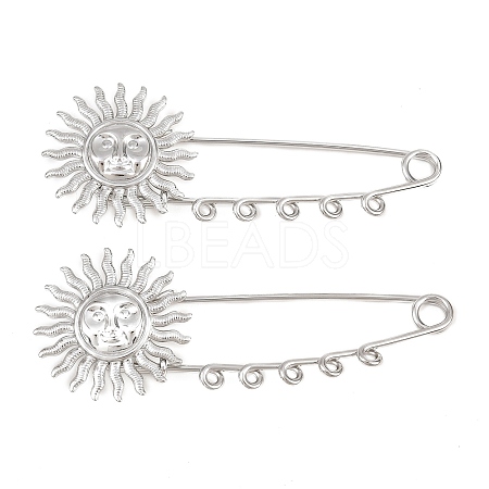 Sun 304 Stainless Steel Safety Pins Brooch Findings SA-CBA098D-13E-P-1