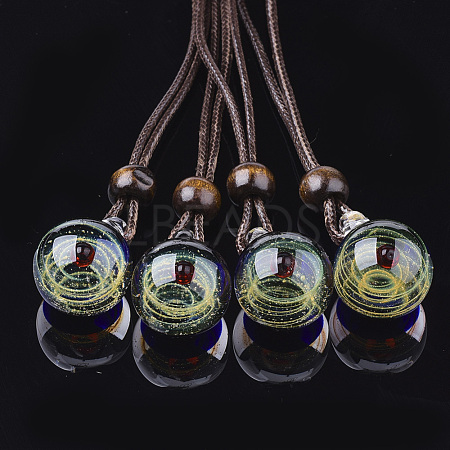Handmade Lampwork Pendants LAMP-S190-02A-1