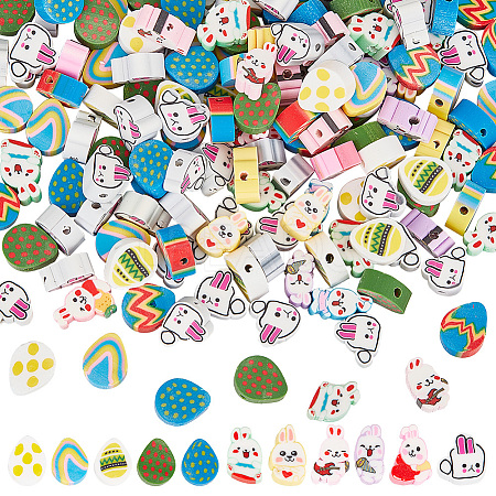 200Pcs Cartoon Handmade Polymer Clay Beads CLAY-SP0001-03-1