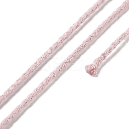 20M Polyester Braided Cord for Jewelry Making OCOR-G015-04A-15-1