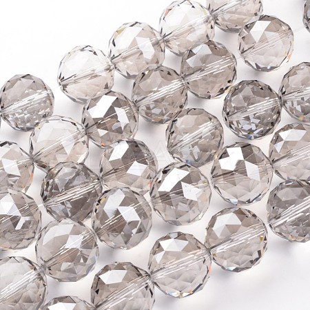 Electroplate Glass Bead Strands EGLA-J140-PL02-20mm-1