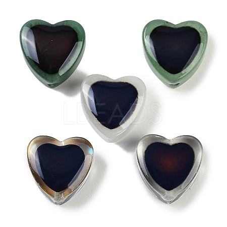 Two Tone Glass Mood Beads GLAA-Z007-10-1