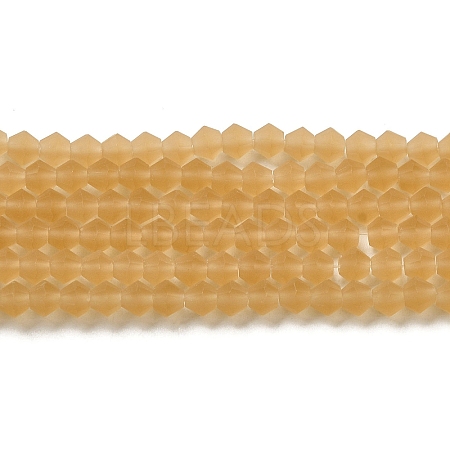 Imitate Austrian Crystal Frosted Glass Beads Strands EGLA-A039-T2mm-MD18-1